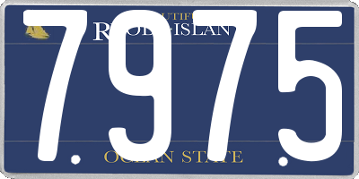 RI license plate 7975