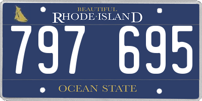 RI license plate 797695