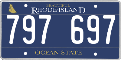 RI license plate 797697