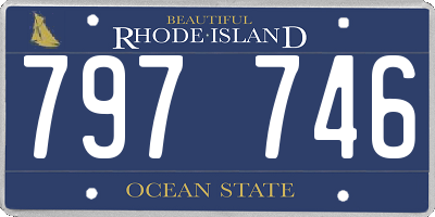 RI license plate 797746