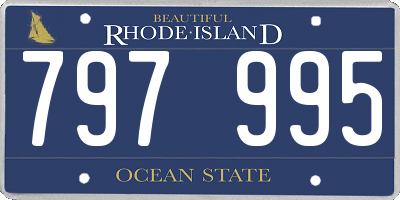 RI license plate 797995