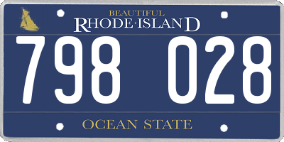 RI license plate 798028