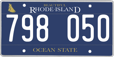 RI license plate 798050