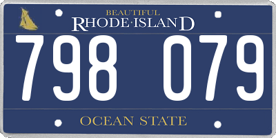 RI license plate 798079