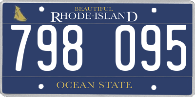 RI license plate 798095