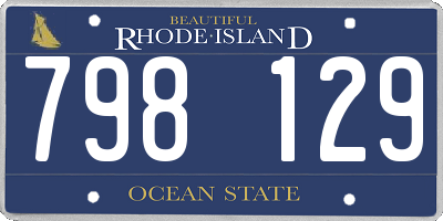 RI license plate 798129