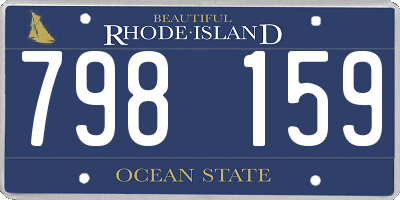 RI license plate 798159