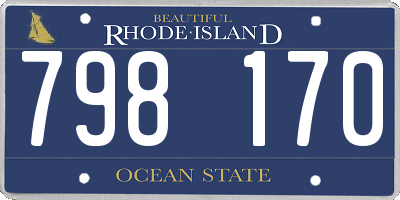 RI license plate 798170