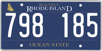 RI license plate 798185