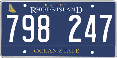 RI license plate 798247