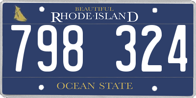 RI license plate 798324