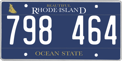 RI license plate 798464