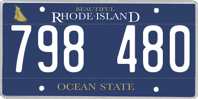 RI license plate 798480