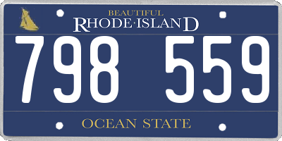RI license plate 798559