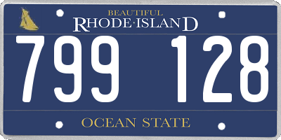 RI license plate 799128