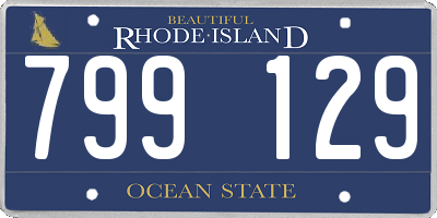 RI license plate 799129