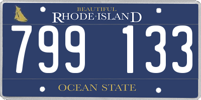 RI license plate 799133