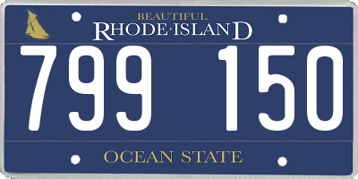 RI license plate 799150