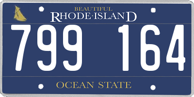 RI license plate 799164