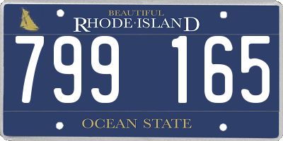RI license plate 799165