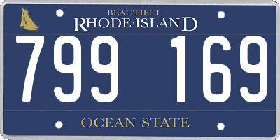 RI license plate 799169