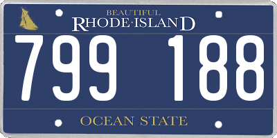 RI license plate 799188