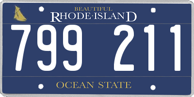 RI license plate 799211