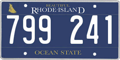 RI license plate 799241