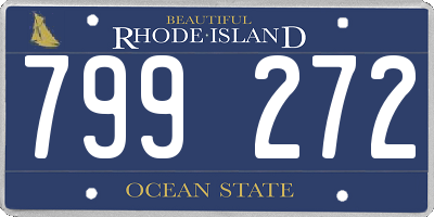 RI license plate 799272