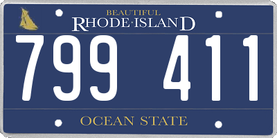 RI license plate 799411