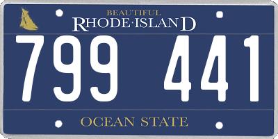 RI license plate 799441
