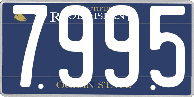 RI license plate 7995