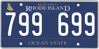 RI license plate 799699