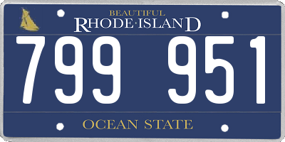 RI license plate 799951