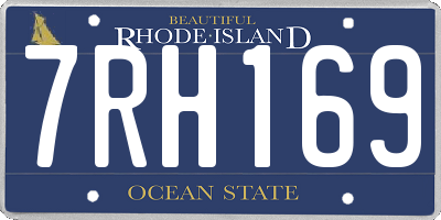 RI license plate 7RH169