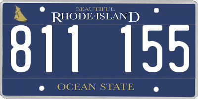 RI license plate 811155
