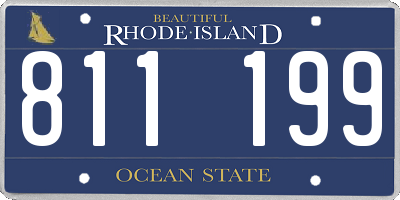 RI license plate 811199