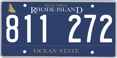 RI license plate 811272
