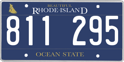 RI license plate 811295