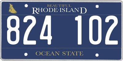 RI license plate 824102