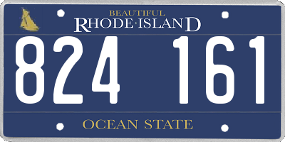 RI license plate 824161