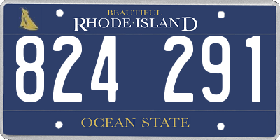 RI license plate 824291