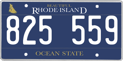 RI license plate 825559