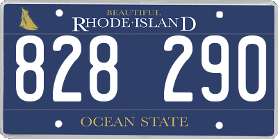 RI license plate 828290