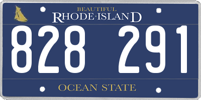 RI license plate 828291