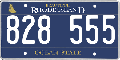 RI license plate 828555