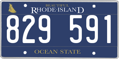 RI license plate 829591