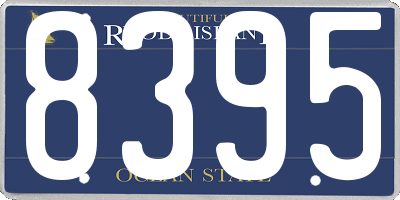 RI license plate 8395