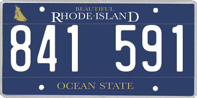 RI license plate 841591
