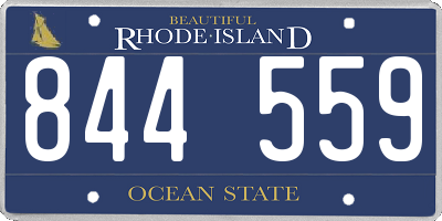 RI license plate 844559
